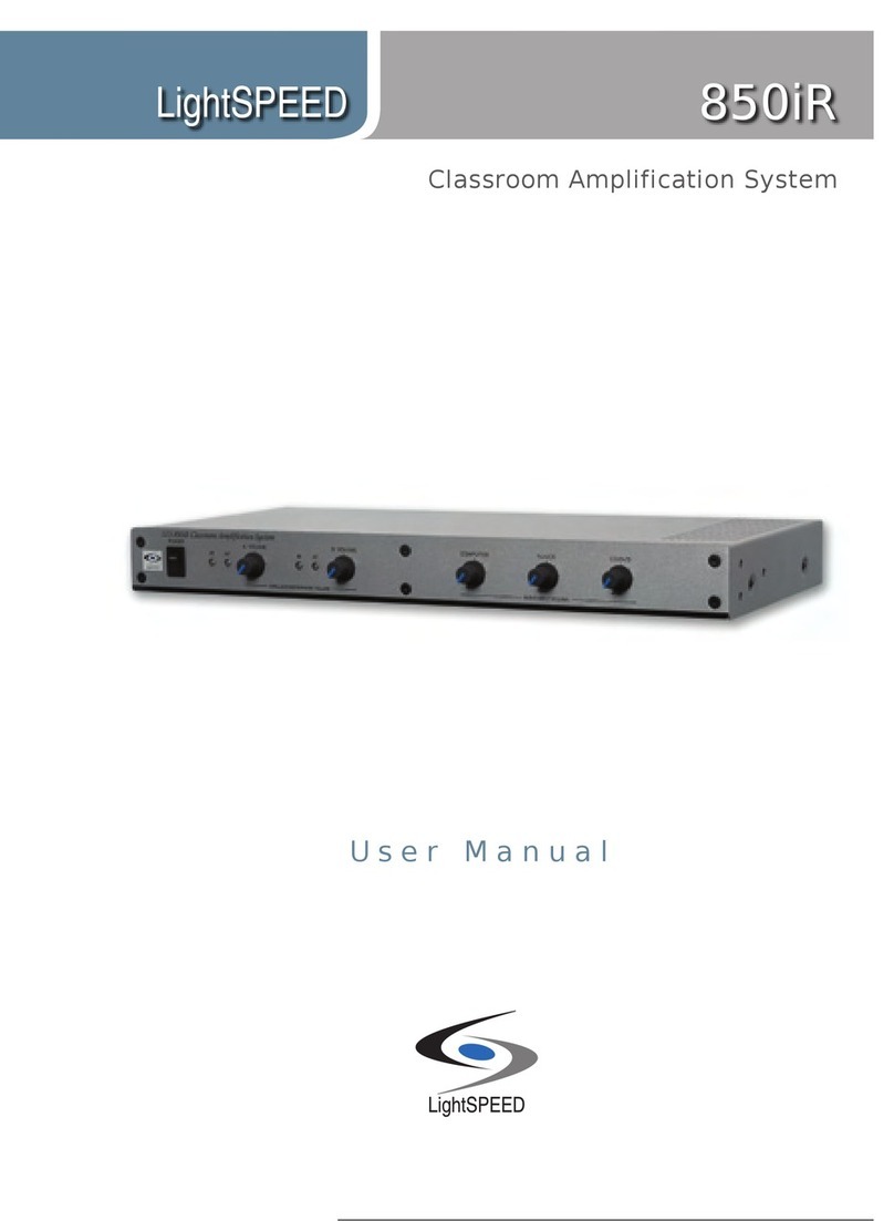 LightSpeed Technologies 850iR Manuel utilisateur