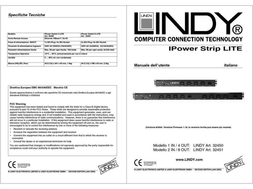 Lindy 32450 Manuel utilisateur