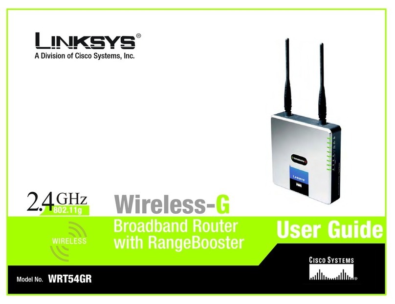 Linksys WRT54GR - Wireless-G Broadband Router Manuel utilisateur