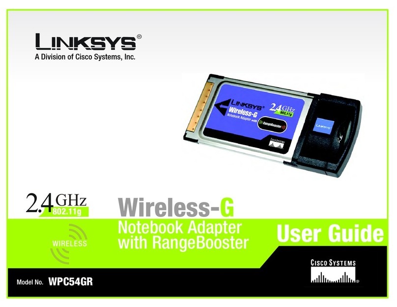 Linksys WPC54GR (DE) Manuel utilisateur