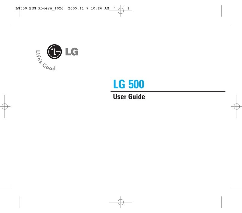 LG LED 500 Manuel utilisateur