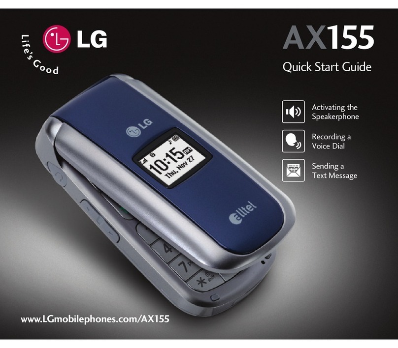 LG AX155 Manuel utilisateur