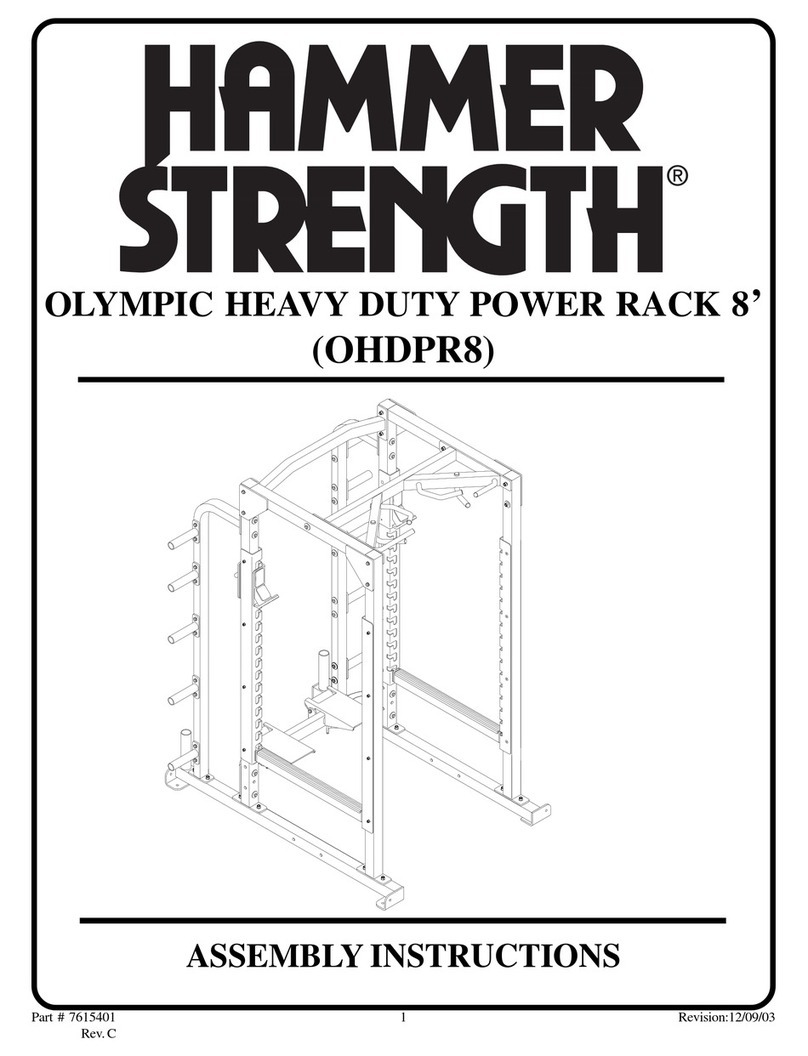 Hammer Strength OHDPR8 Manuel utilisateur