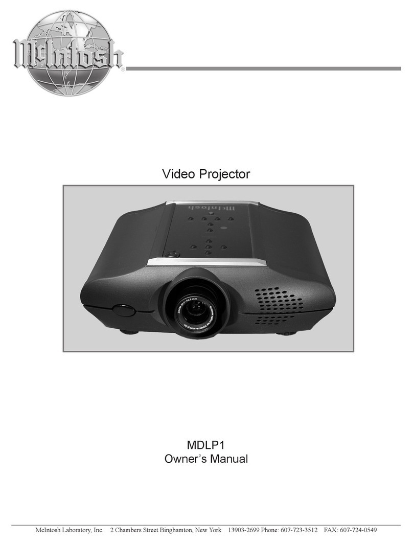 McIntosh MDLP1 Manuel utilisateur