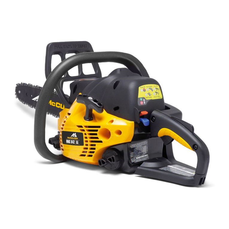 McCulloch MAC 842 Instructions de montage