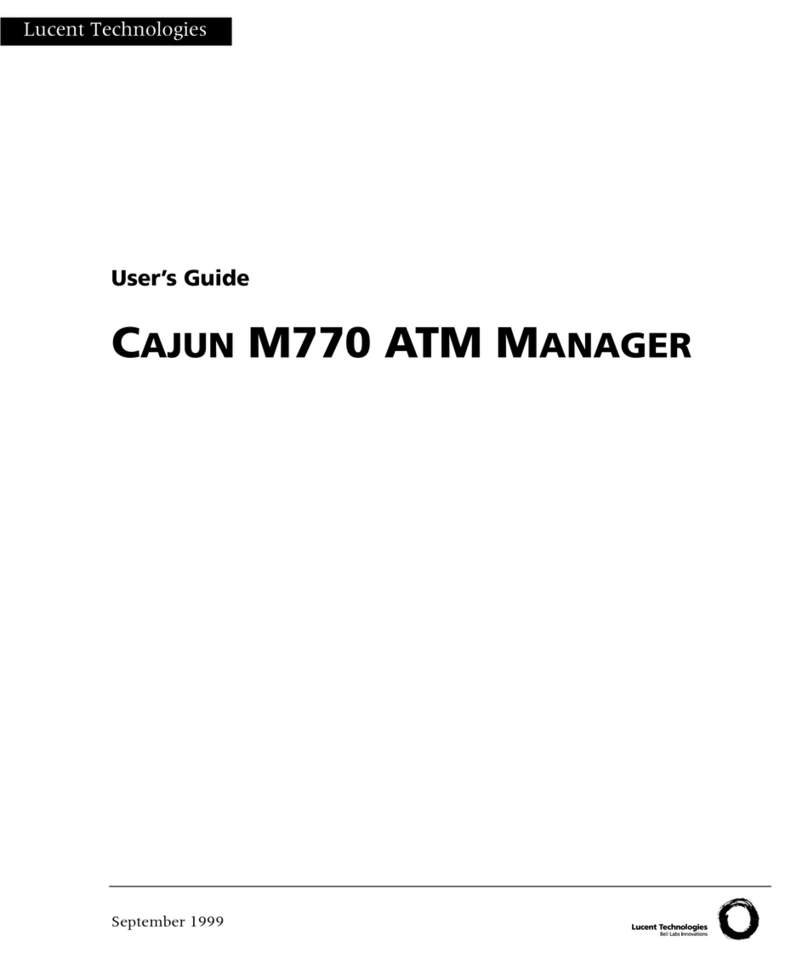 Lucent Technologies CAJUN M770 Manuel utilisateur