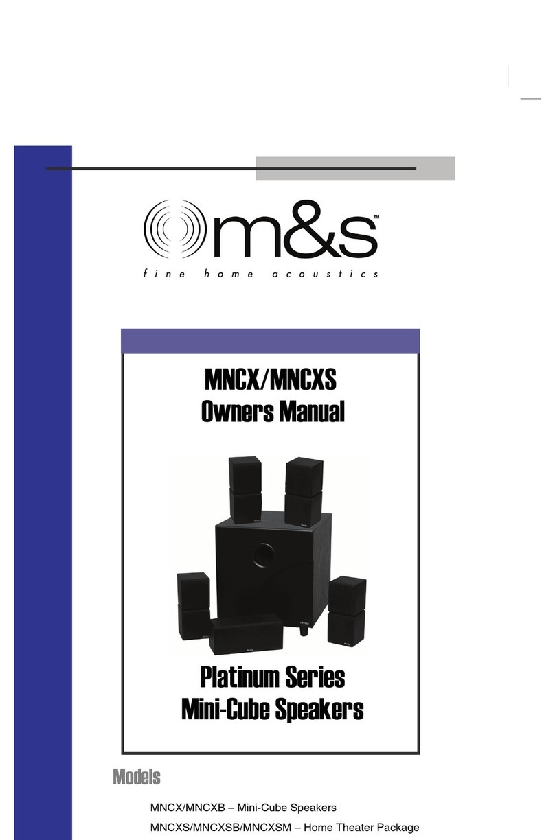 M&S Systems MNCX Manuel utilisateur