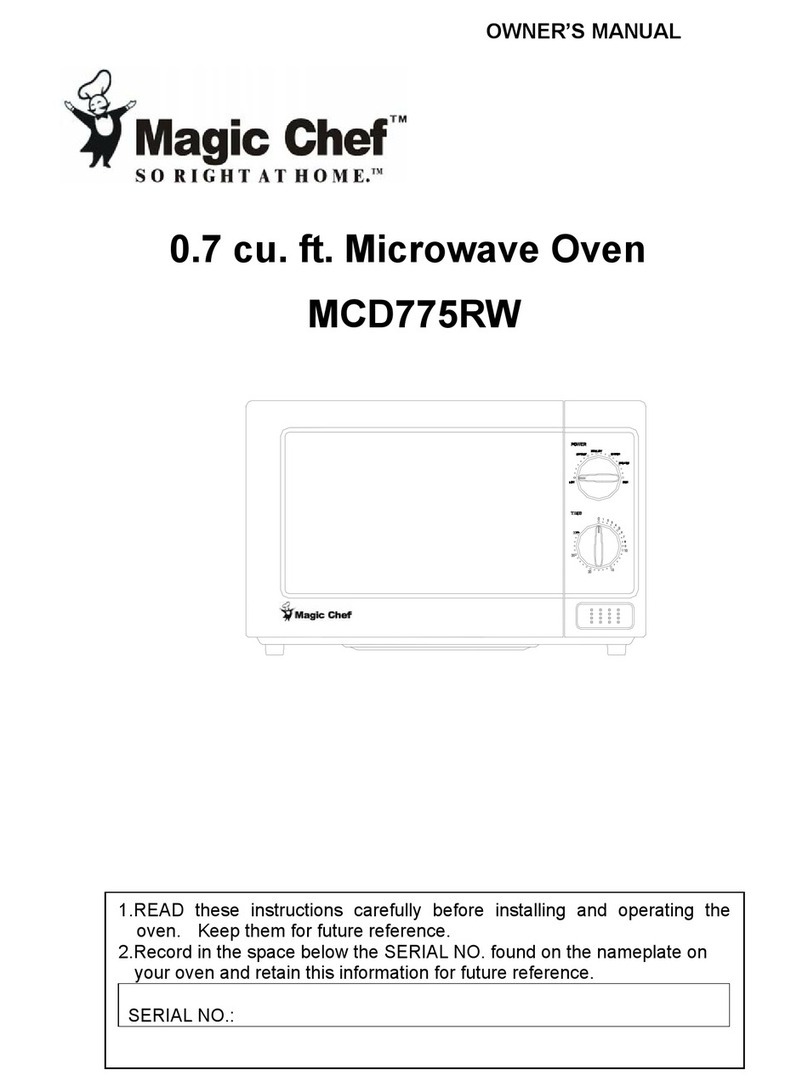 Magic Chef MCD775RW Manuel utilisateur