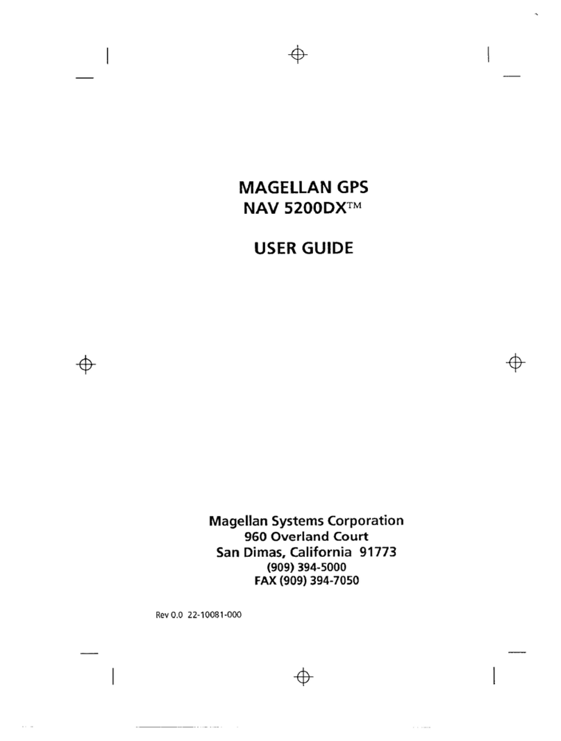 Magellan NAV 5200DX Manuel utilisateur