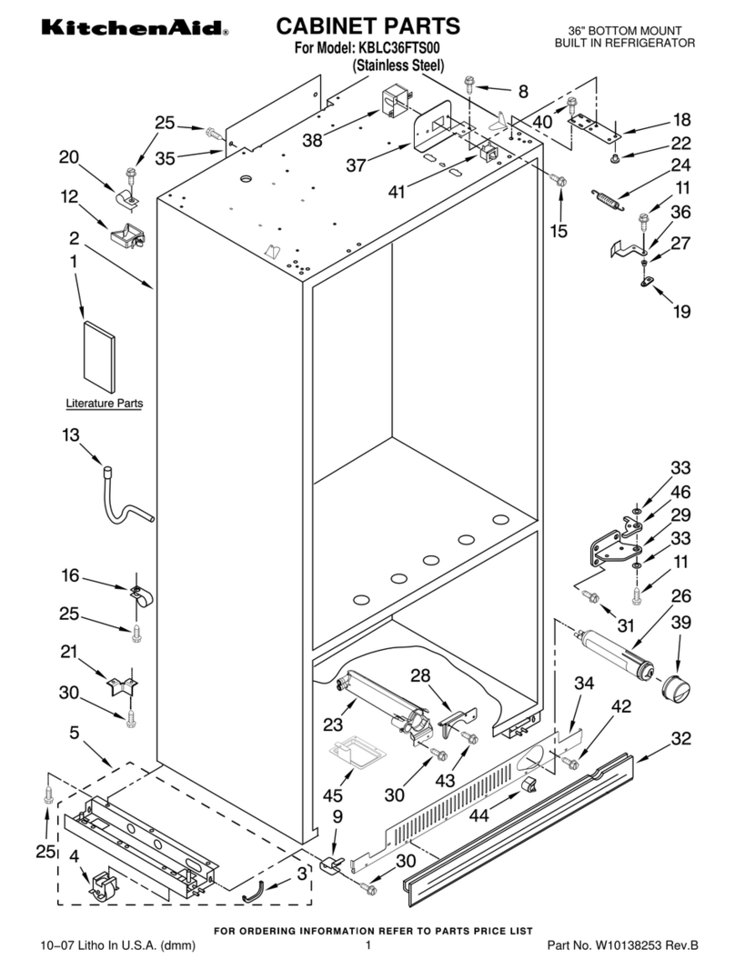 KitchenAid KBLC36FTS00 Manuel utilisateur