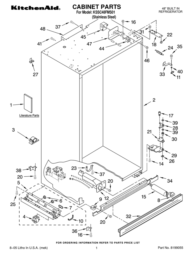 KitchenAid KSSC48FMS01 Manuel utilisateur