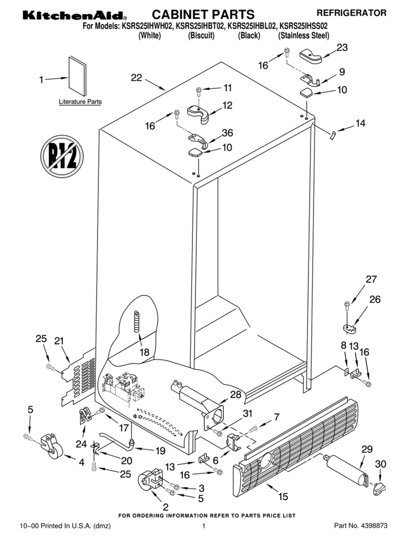 KitchenAid KSRS25IHBL02 Manuel utilisateur