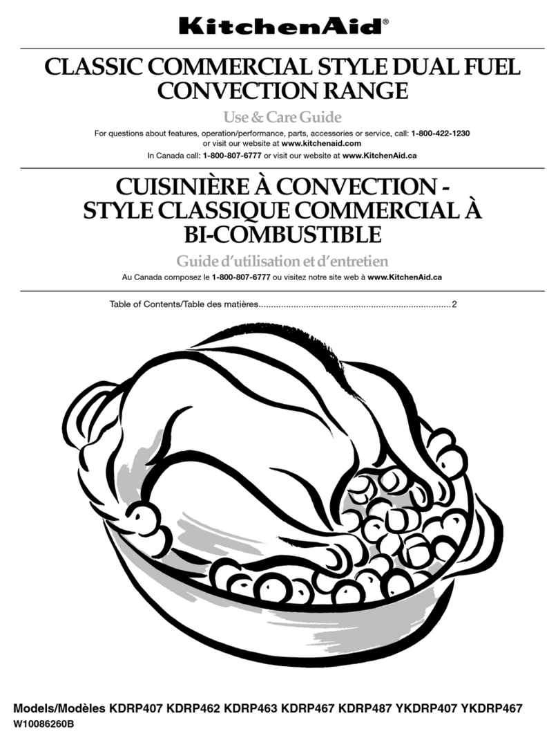 KitchenAid KDRP462 Manuel utilisateur