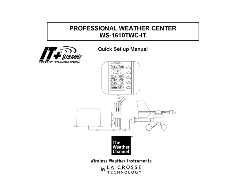 La Crosse Technology WS-1610TWC-IT Fiche technique