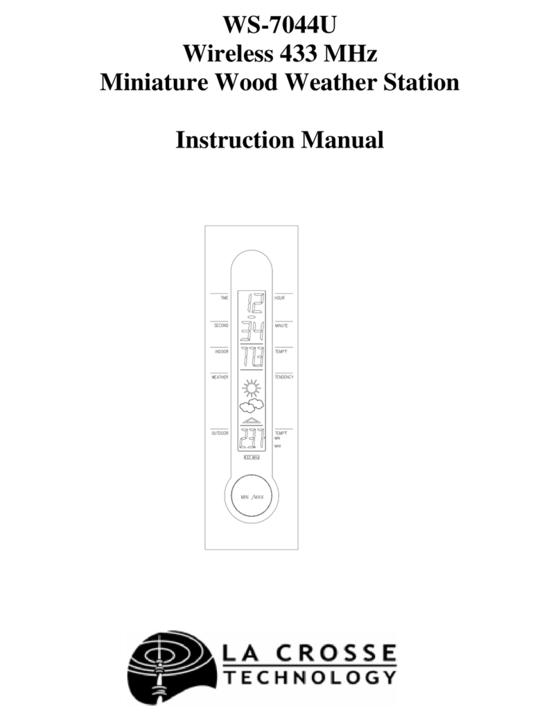 La Crosse Technology WS-7044U Manuel utilisateur