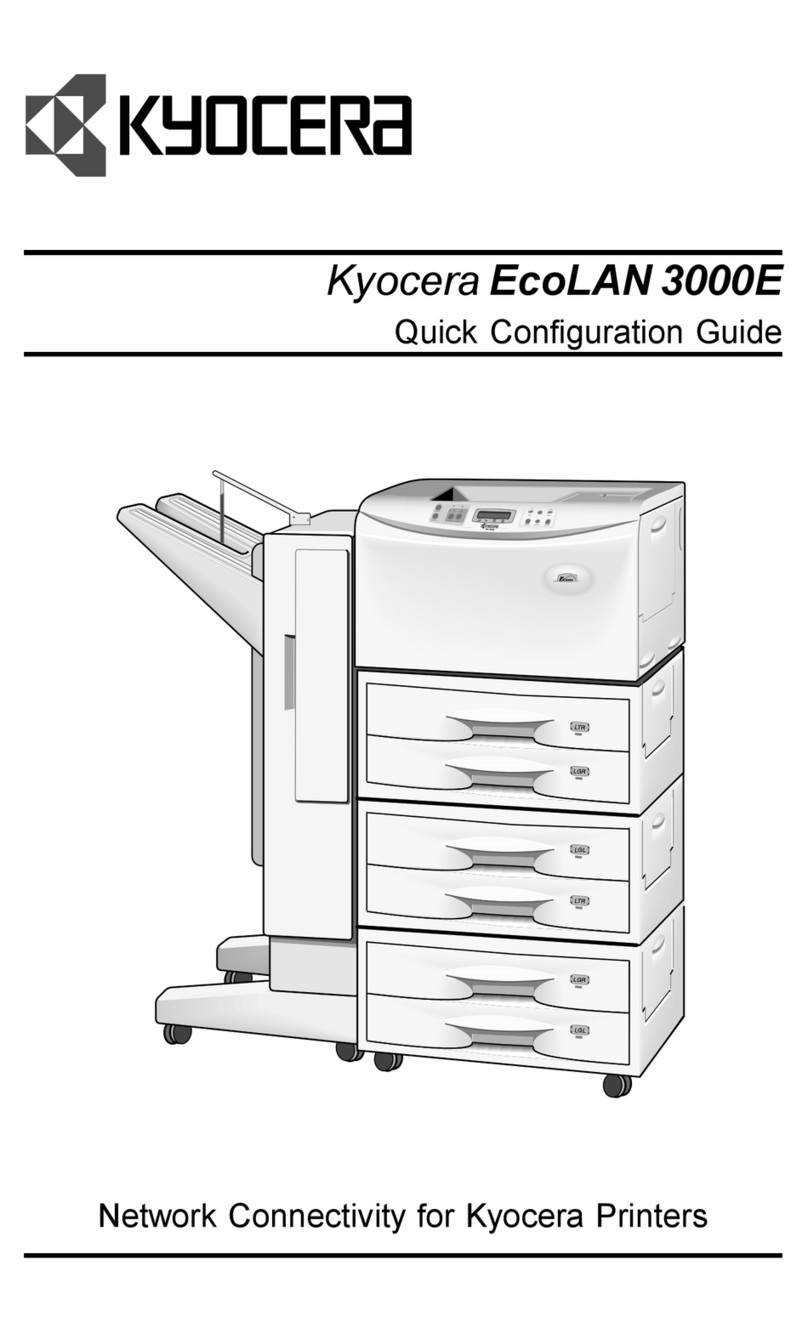 Kyocera EcoLAN 3000E Manuel utilisateur