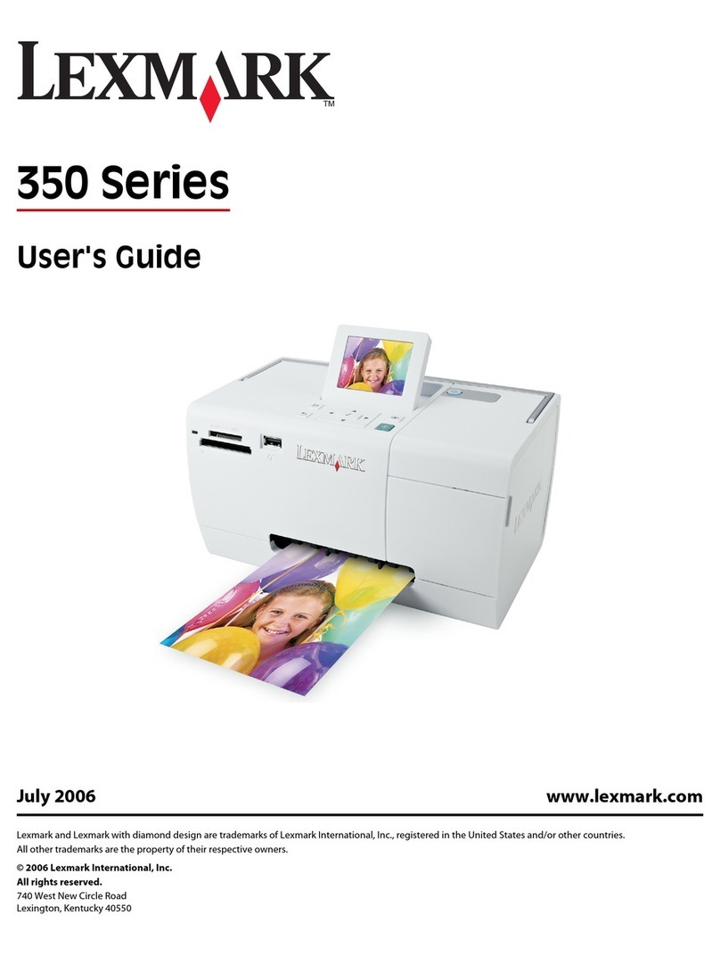 Lexmark 350 Manuel utilisateur