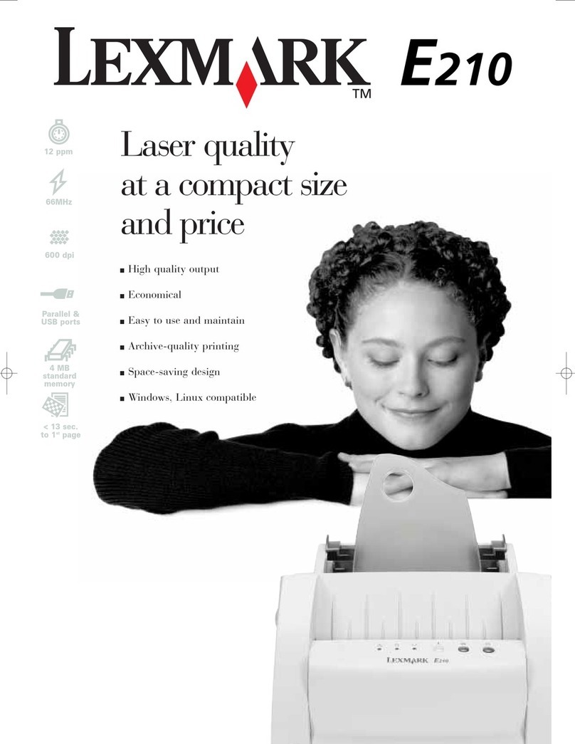 Lexmark E210 Manuel utilisateur