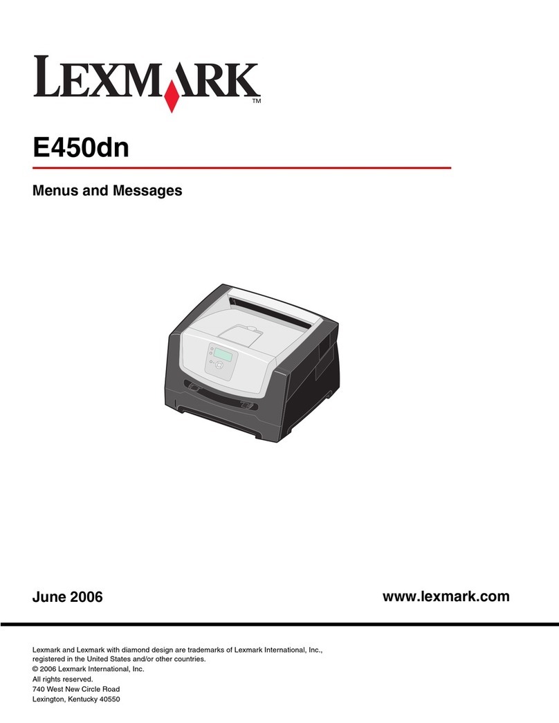 Lexmark E 450dn Manuel utilisateur