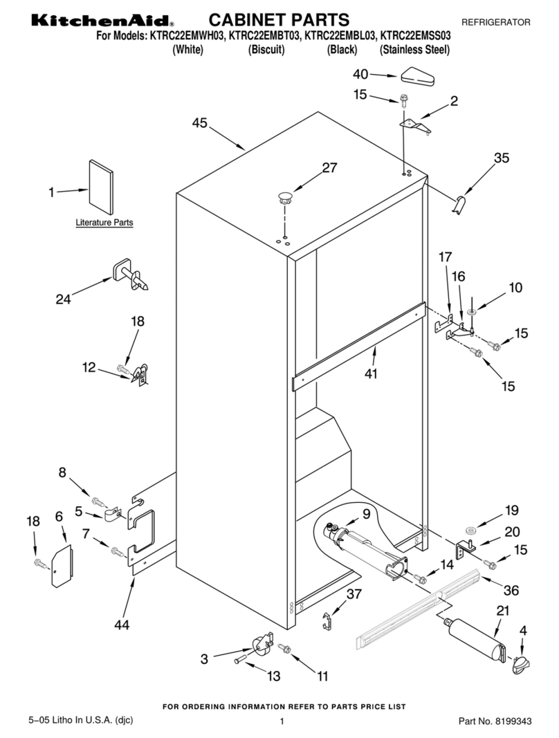 KitchenAid KTRC22EMBL03 Manuel utilisateur