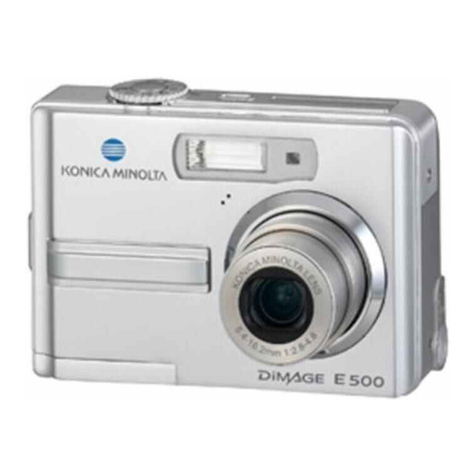 Konica Minolta DiMAGE E500 Manuel utilisateur Konica Minolta DiMAGE E500 Manuel utilisateur