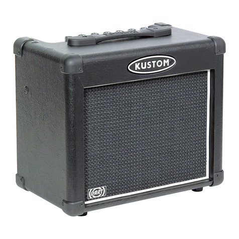 Kustom Dart 10FX Manuel utilisateur