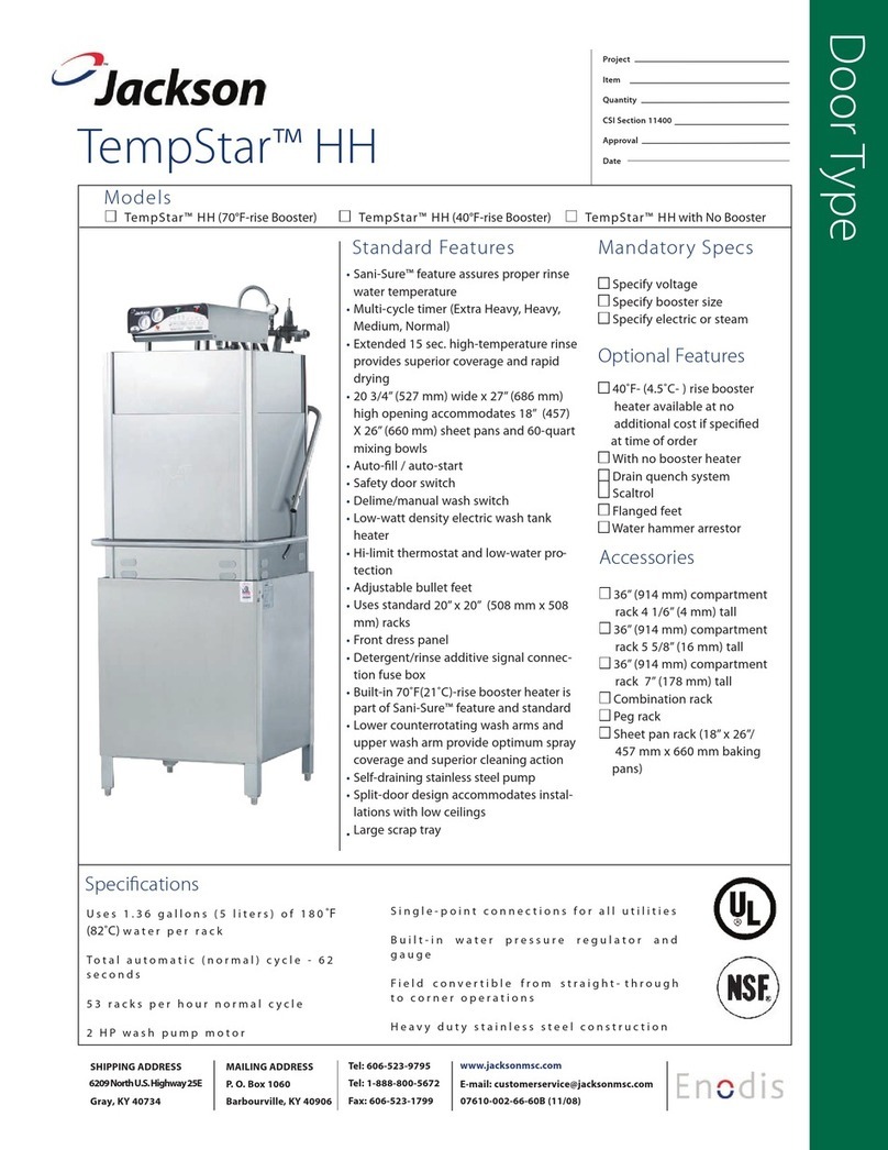 Jackson TempStar HH Manuel utilisateur