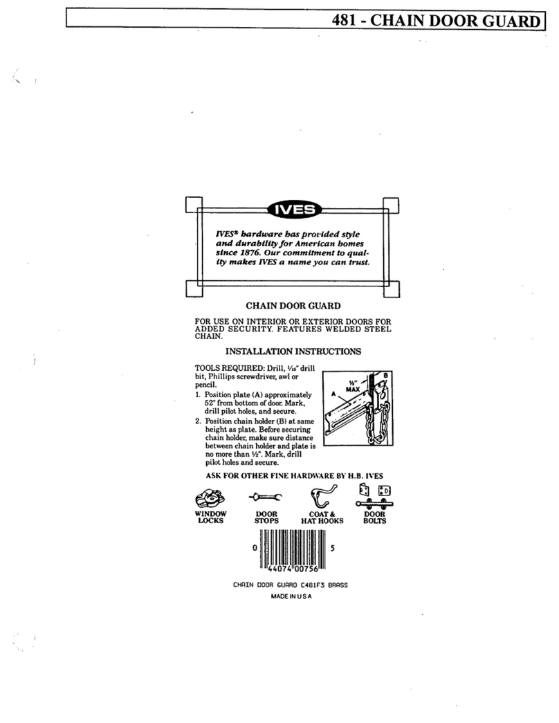 Ives 481 Manuel utilisateur Ives 481 Manuel utilisateur