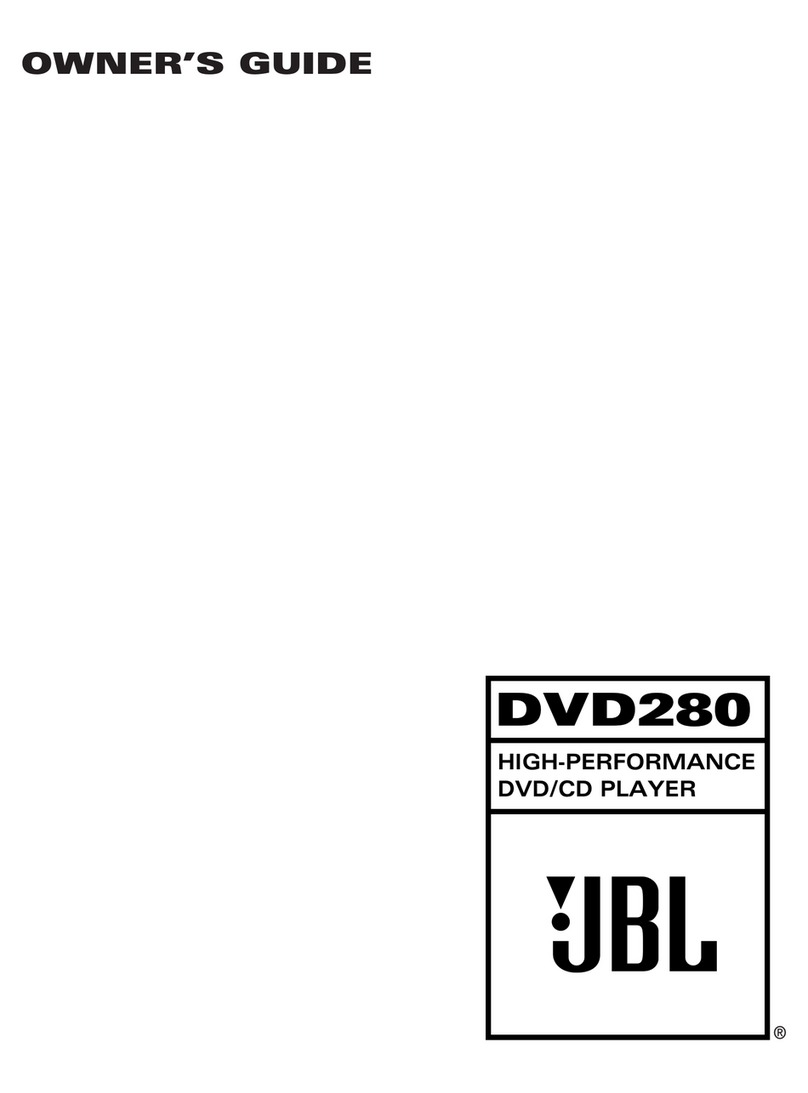 JBL DVD280 Manuel utilisateur