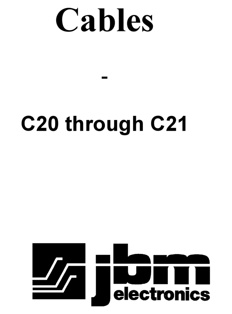 JBM electronics C20 through C21 Manuel utilisateur