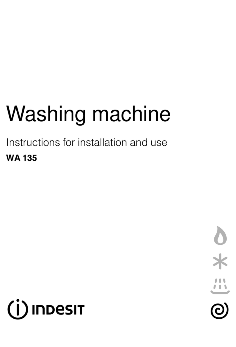 Indesit WA 135 Manuel utilisateur