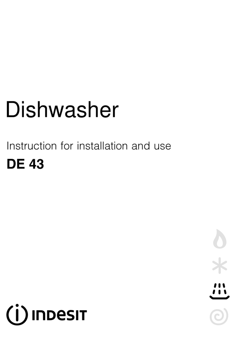 Indesit DE 43 Manuel utilisateur