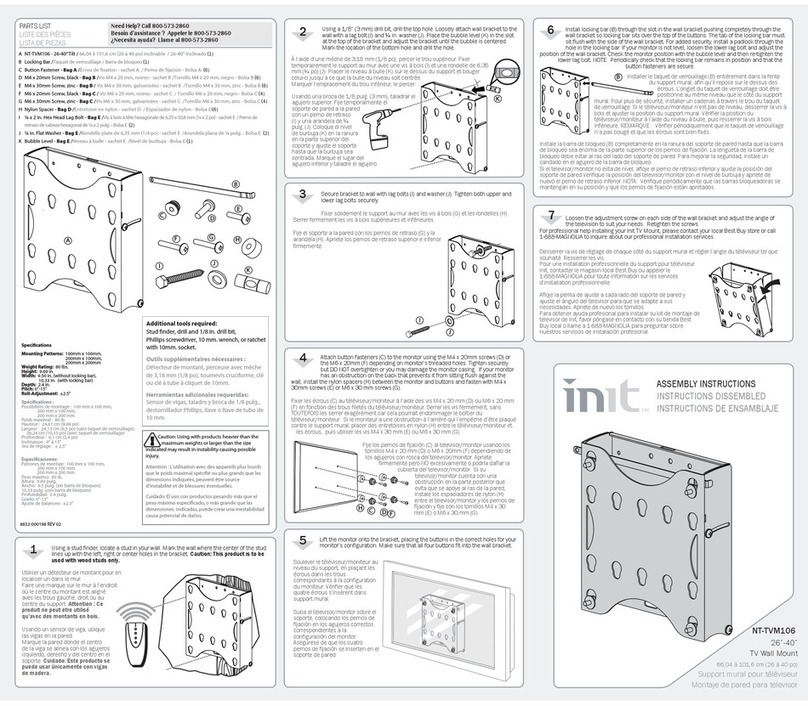 Init 8832-000198 Manuel utilisateur