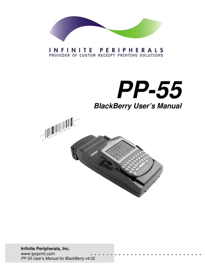 Infinite Peripherals PP-55 Manuel utilisateur