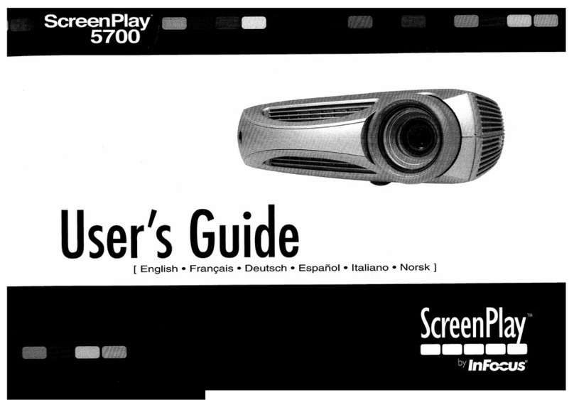 InFocus SP5700 Manuel utilisateur