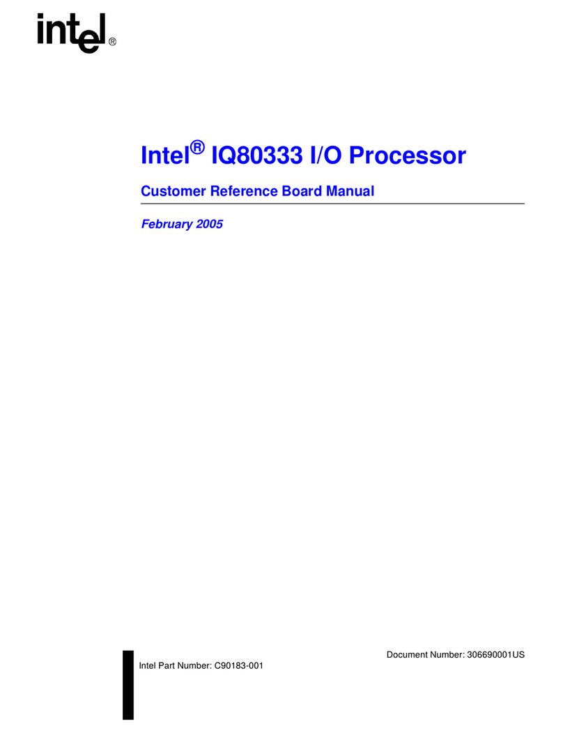 Intel IQ80333 Manuel utilisateur