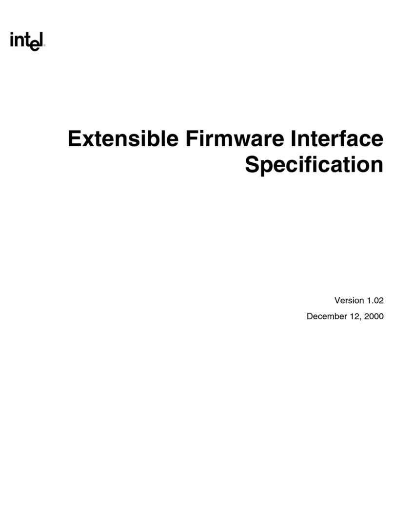 Intel Extensible Firmware Interface Manuel utilisateur