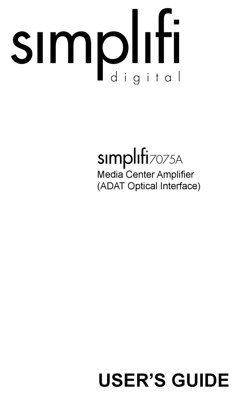 Simplifi Digital Simplifi 7075A Manuel utilisateur