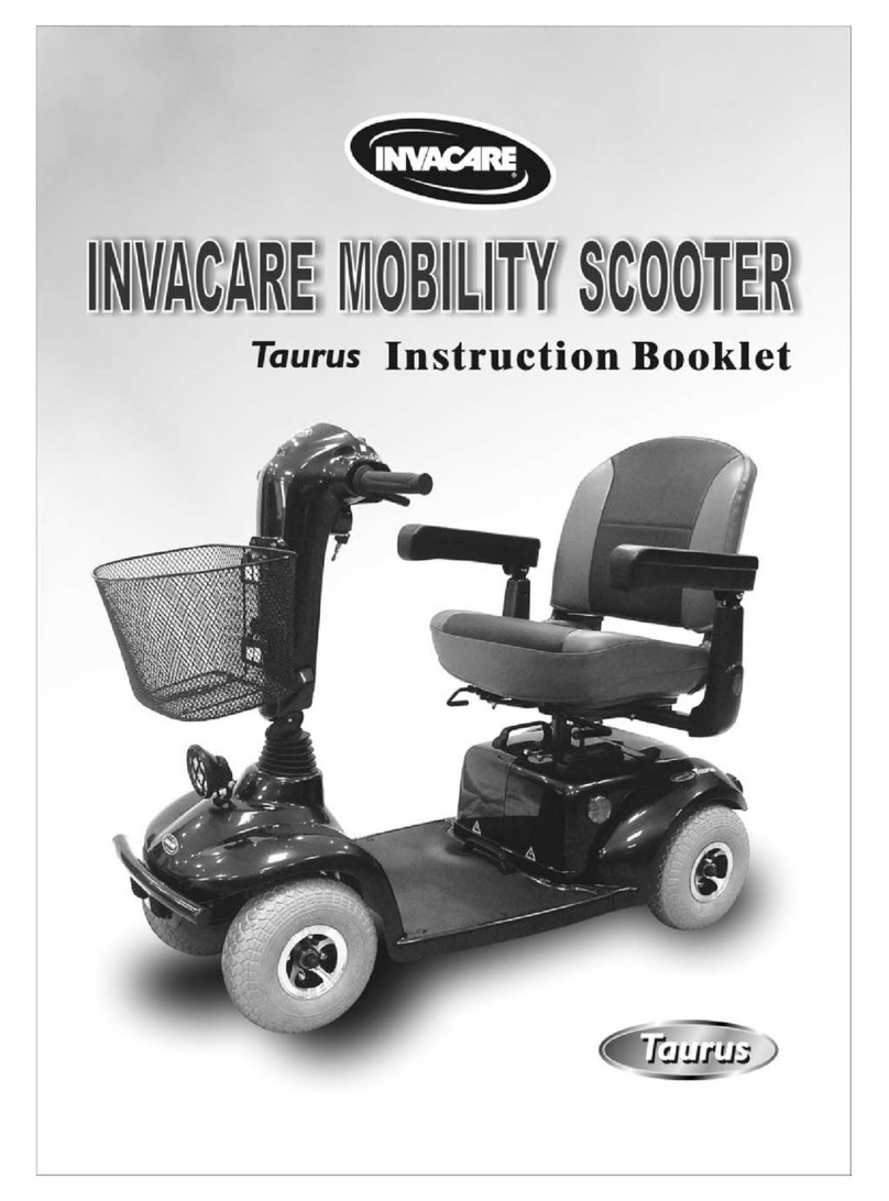 Invacare Taurus Manuel utilisateur