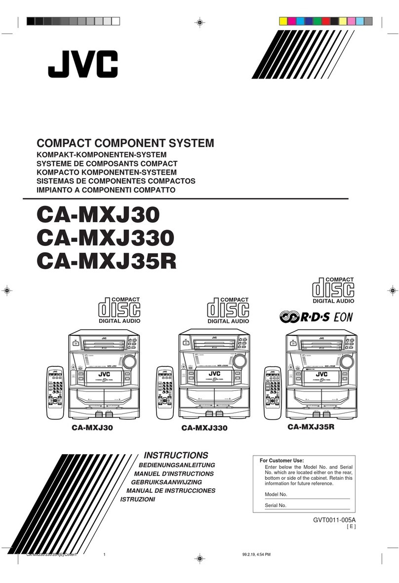 JVC CA-MXJ30 Manuel utilisateur