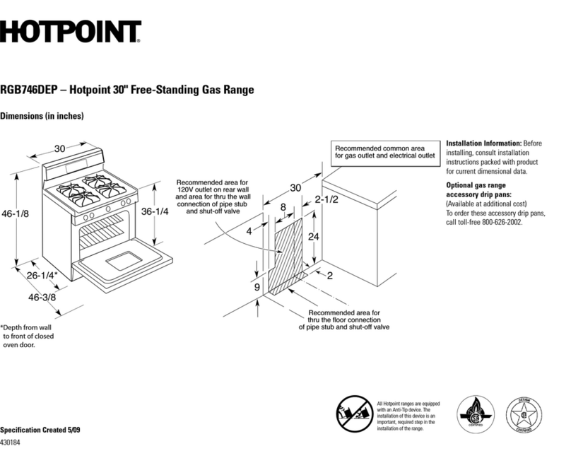 Hotpoint RGB746DEP Manuel utilisateur