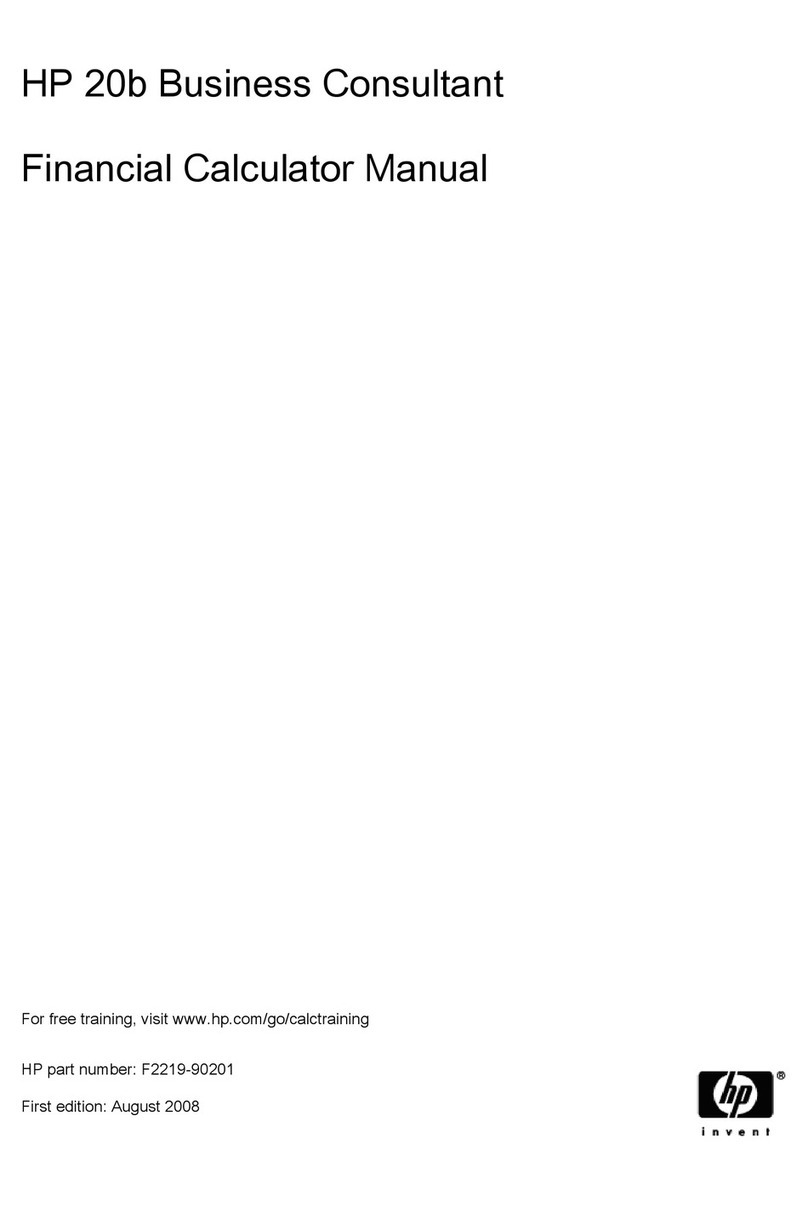 HP 20b Business Consultant Manuel utilisateur