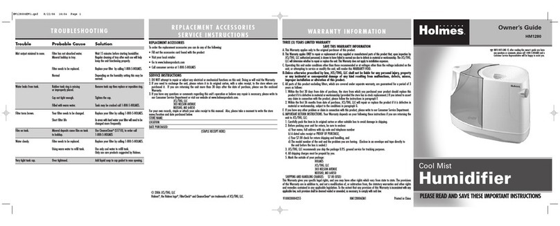 Holmes HM1280 Manuel utilisateur
