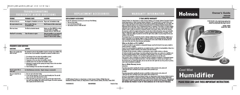 Holmes HM2408V Manuel utilisateur