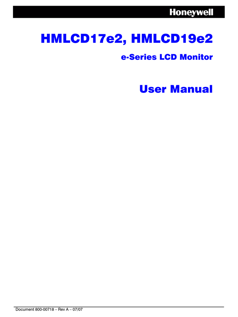 Honeywell HMLCD17E2 Manuel utilisateur