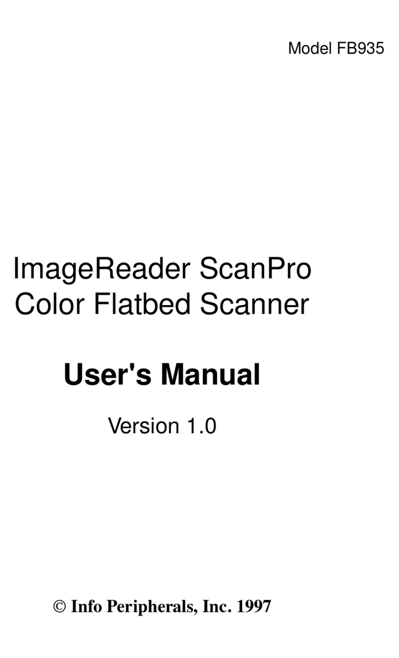 Info Peripherals ScanPro Manuel utilisateur