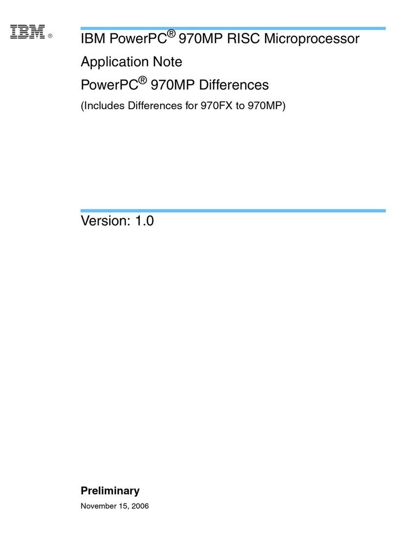IBM POWERPC 970MP Instructions d'installation et d'utilisation IBM POWERPC 970MP Instructions d'installation et d'utilisation