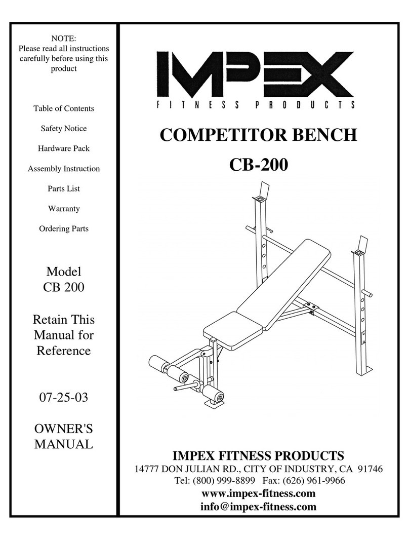 Impex COMPETITOR CB-200 Manuel utilisateur