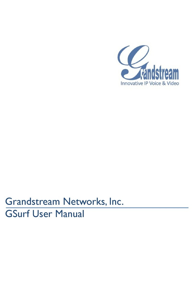 Grandstream Networks Security Camera Manuel utilisateur Grandstream Networks Security Camera Manuel utilisateur