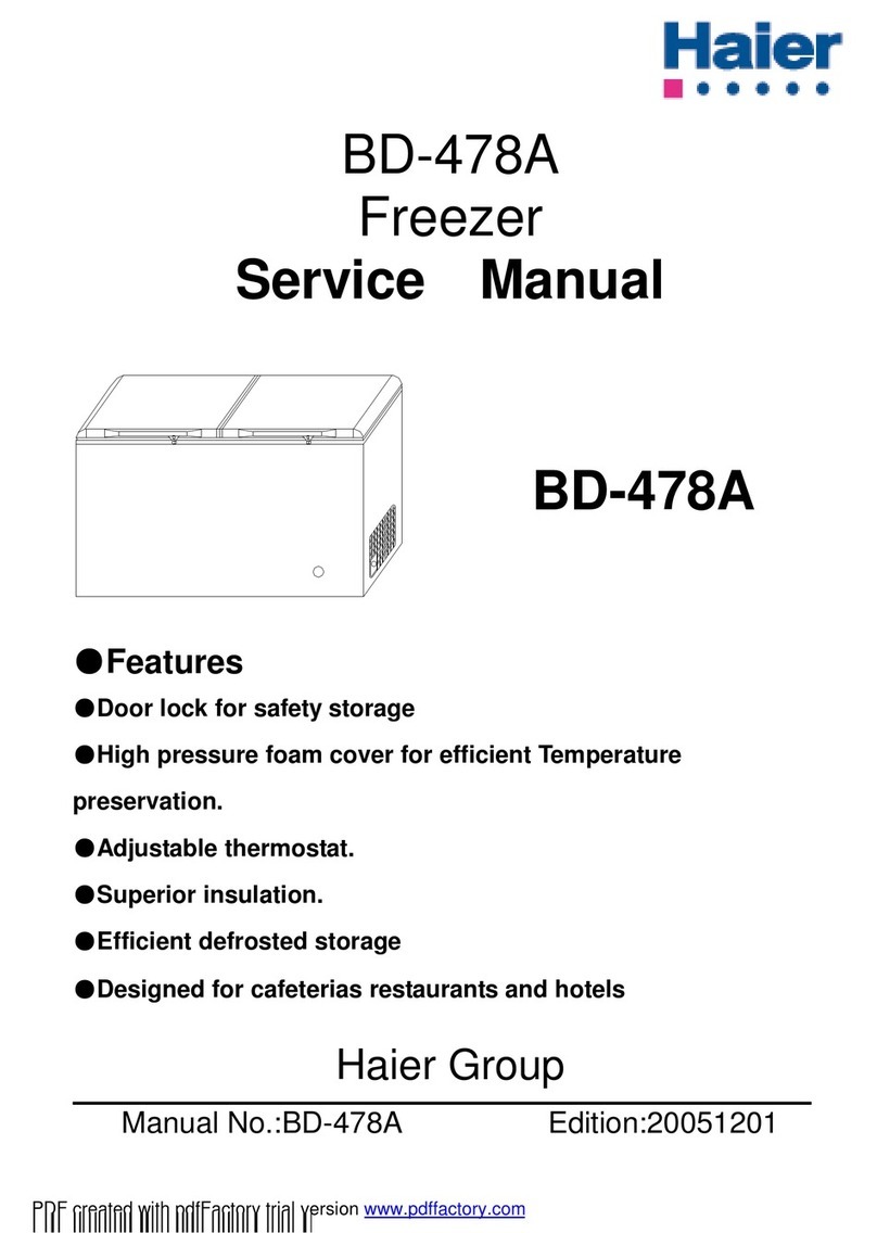 Haier BD-478A Manuel utilisateur